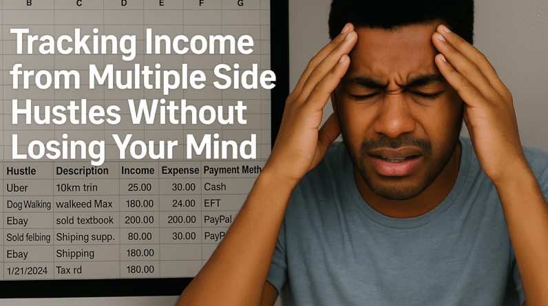 Tracking Income from Multiple Side Hustles Without Losing Your Mind